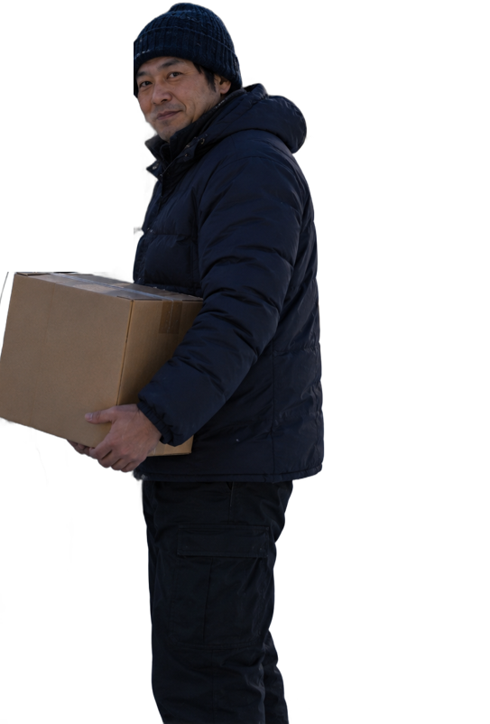 荷物を持つドライバー（イメージ）